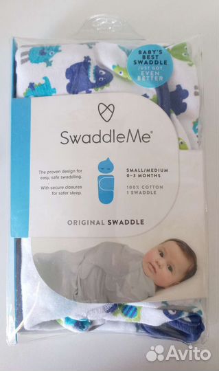 Конверт для пеленания на липучке Swaddlem