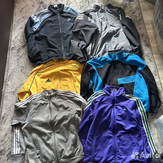 Винтажная ветровки олимпийки nike adidas