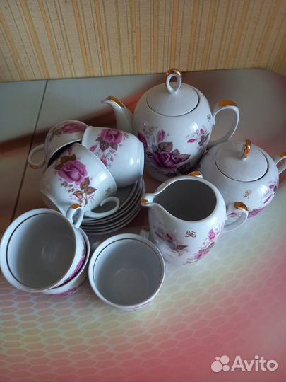 Чайный сервиз советский, ГДР и посуда в асс