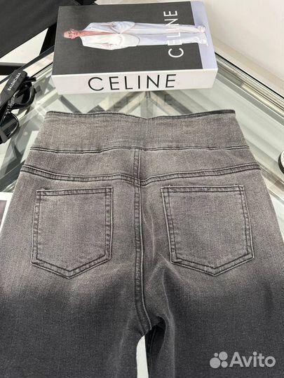 Джинсы Celine серые черные