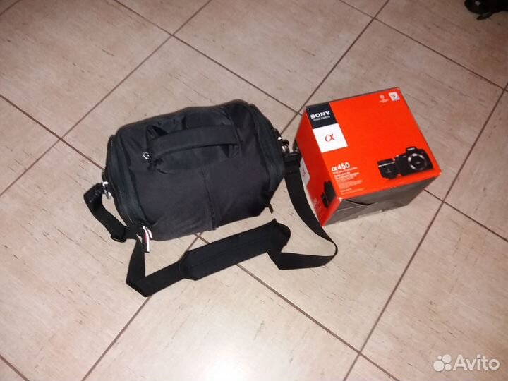 Фотоаппарат sony a450 +SAL-18250 +Sig EF-610 DG ST