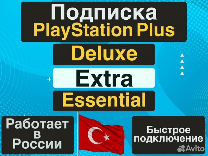 Подписка Ps Plus 3 вида / Ea Play