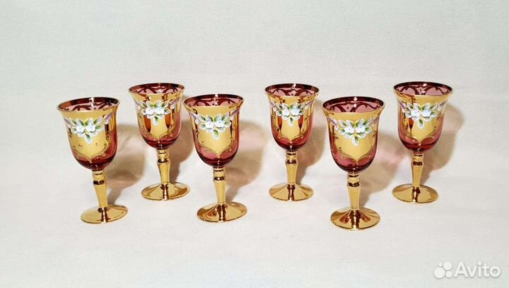 Набор бокалов. Богемия, Чехия