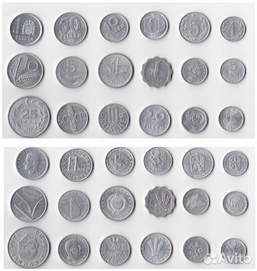Набор из 18 монет