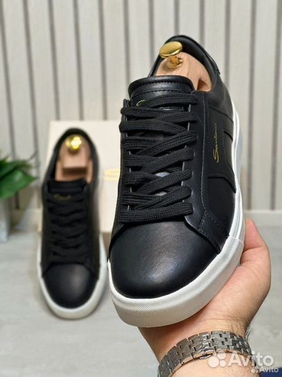 Кеды Salvatore Ferragamo натуральная кожа премиум