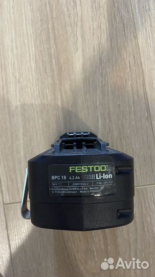 Зу и акб 4,2 festool