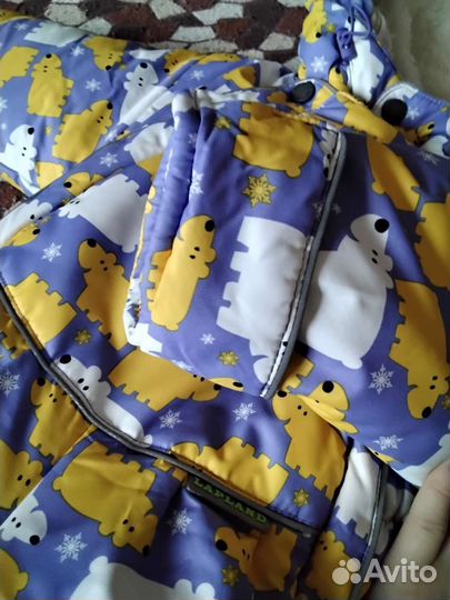 Детский зимний комбинезон на 1-1,5 года