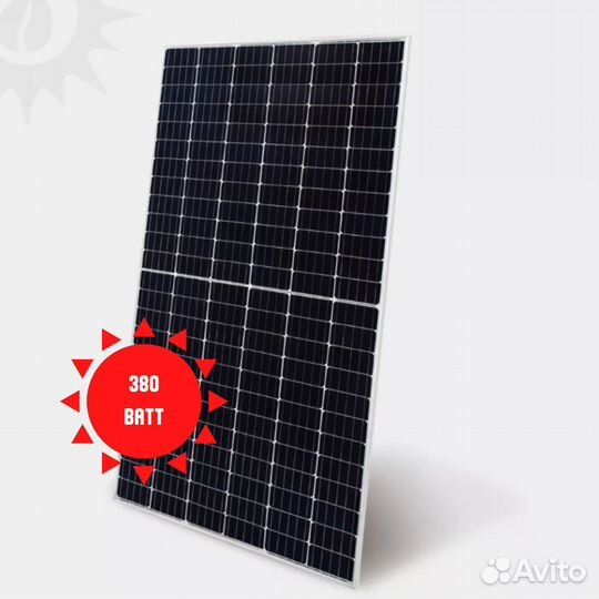 Солнечная батарея (панель) 380 Вт монокристалл