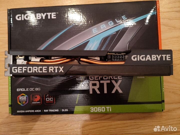 Видеокарта RTX 3060ti Gigabyte Eagle OC (no LHR)
