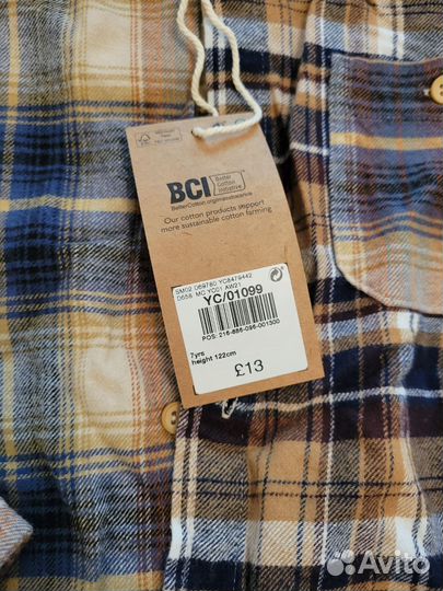 Рубашка Next 122 р новая