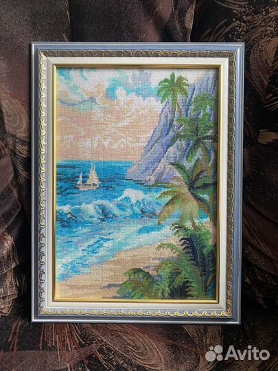 Картина вышитая крестом