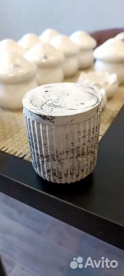 Подсвечник из гипса