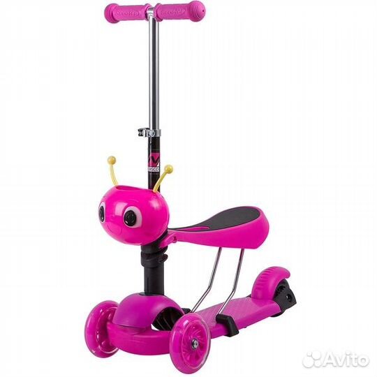 Самокат Novatrack Disco-kids Saddle для детей, тра