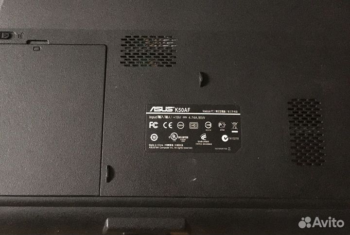 Ноутбук 15.6 Asus K50AF