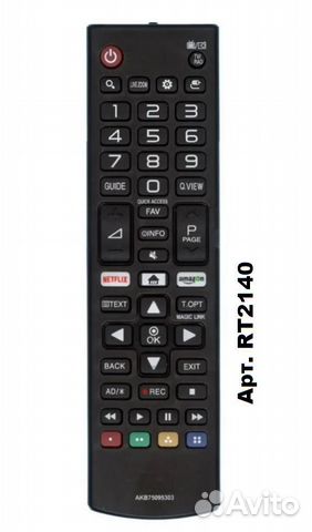 Пульт AKB75095303 для телевизора LG