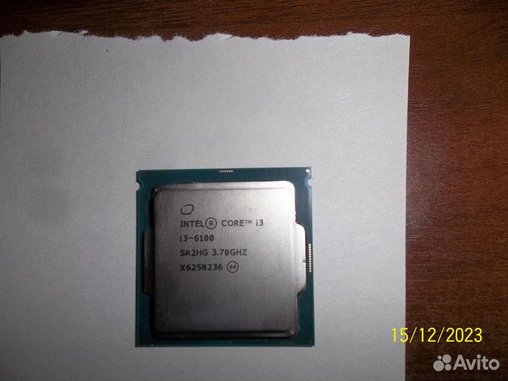 Core I3-6100 LGA 1151
