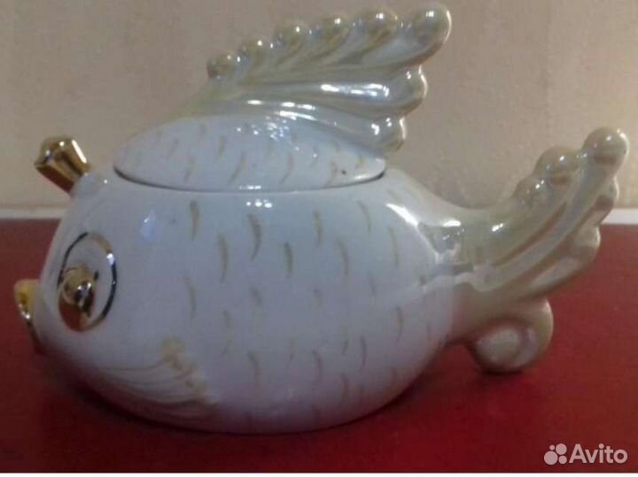 Икорница золотая рыбка СССР