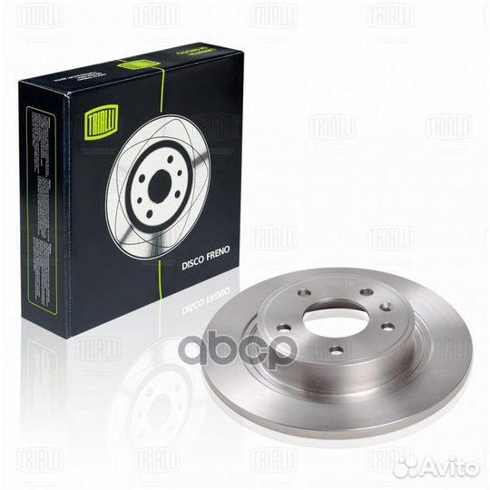 Диск тормозной зад DF062205 Trialli