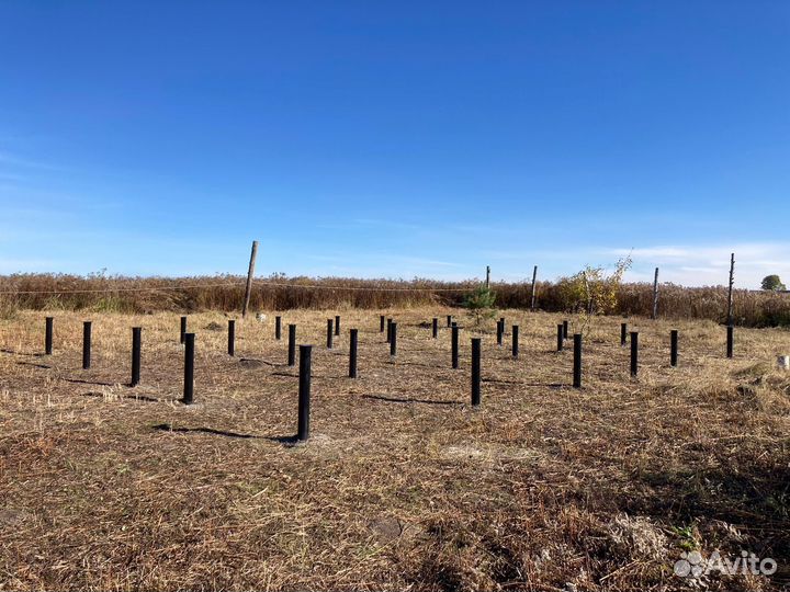 Винтовые сваи. Установка за 1 день