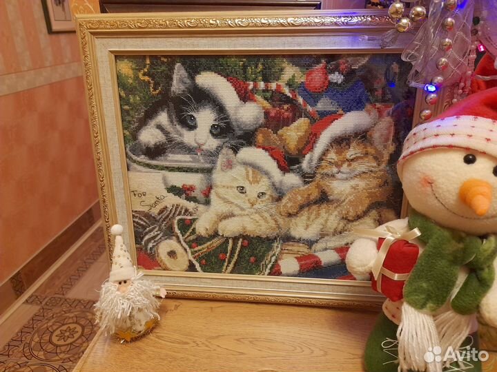 Картина вышитая крестом