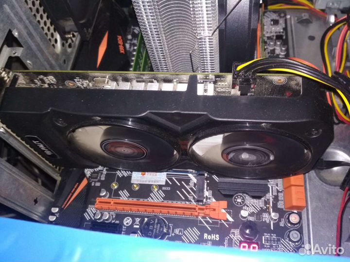 Видеокарта Palit Gtx 1050ti Dual OC gddr5 4GB 128b