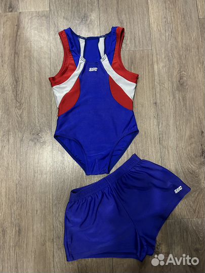 Гимнастический костюм размер 116-122