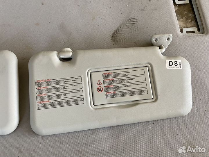 Козырек солнцезащитный Nissan Note (E11) I рестайл