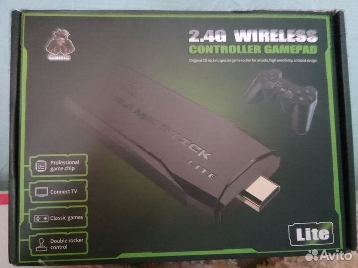 Портативная игровая приставка Game Stick Lite 64