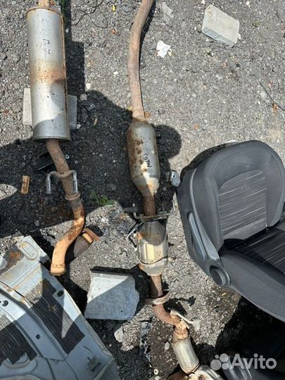 Средняя часть глушителя Mazda 6 GJ 2.0 skyactiv