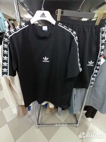 Костюм оверсайз Футболка и шорты. Разм. 46-54