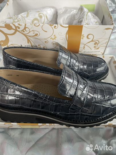 Лоферы кожа Бразилия 36 размер Indiana