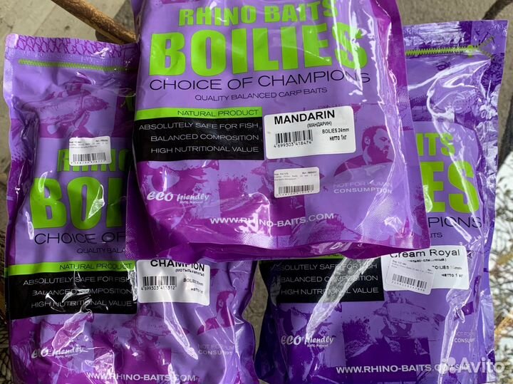 Бойлы ffem, Rino baits, Minenko