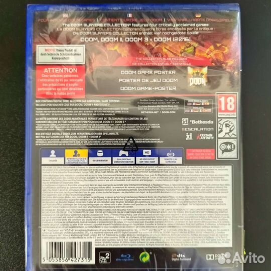Doom Slayers collection PS4/5 Диск Новый. Магазин