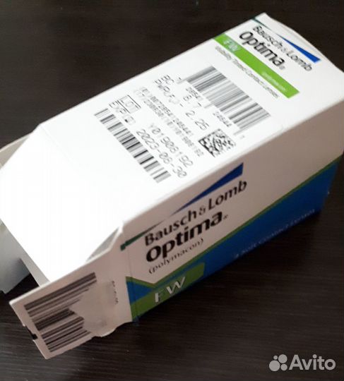 Контактные линзы Optima -2,5 8,7; -2,25 8,7