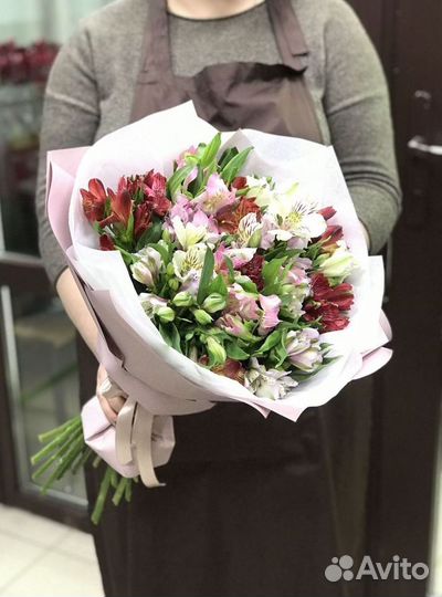 Букет цветов из Альстромерий