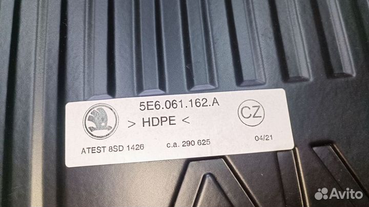 Коврик багажника Skoda Octavia IV (A8) Оригинал