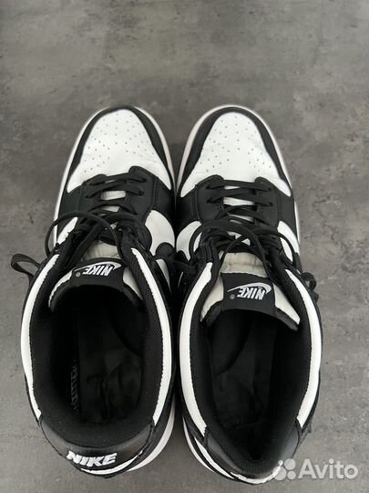 Кроссовки Nike dunk low 1 black&white