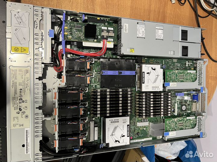Сервер IBM X3550 M3 рабочий Ram 72Gb