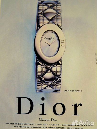 Оригинал Christian Dior Lady Dior Женские