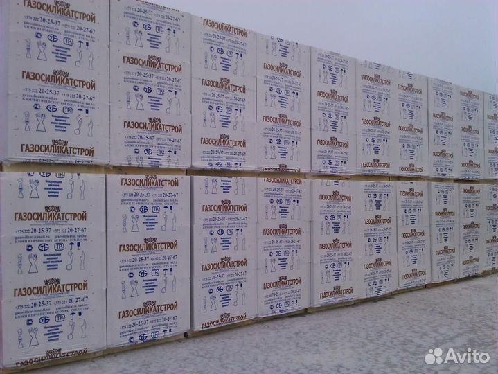 Пеноблокии производства Беларусь D600