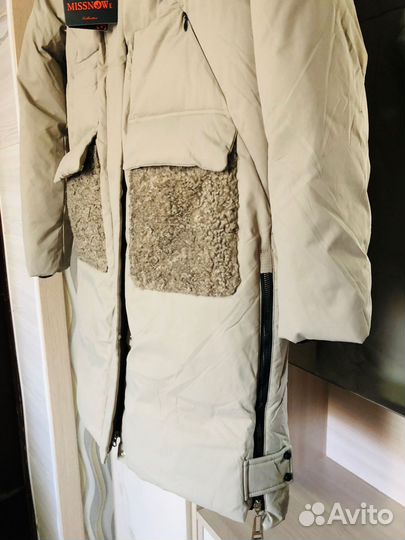 Пуховик зимний женский 48 50 теплый