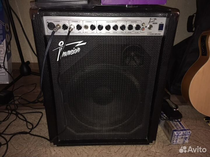 Комбоусилитель 60 вт универсальный с кабелем