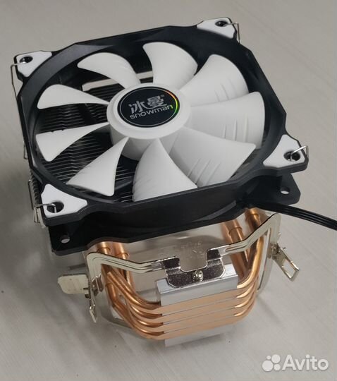 Куллер для процессора башня 4 трубки