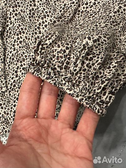 Блузка кофта леопардовая