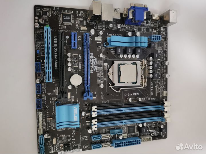 Мат. плата с процессором Asus P8Z77-M / i3-3225