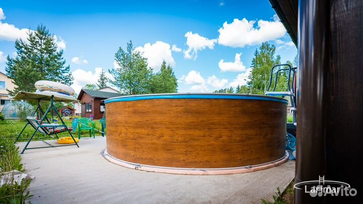 Каркасный бассейн Larimar 4.57 х 1.25 м комплект