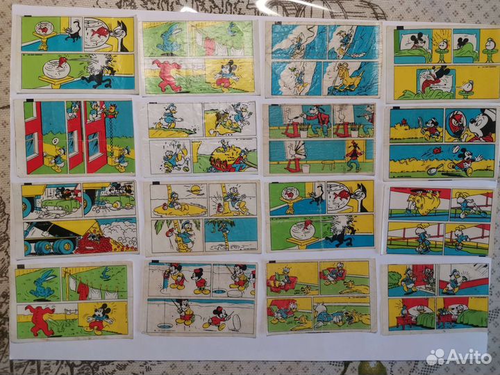 Вкладыши Дональд Микки Маус