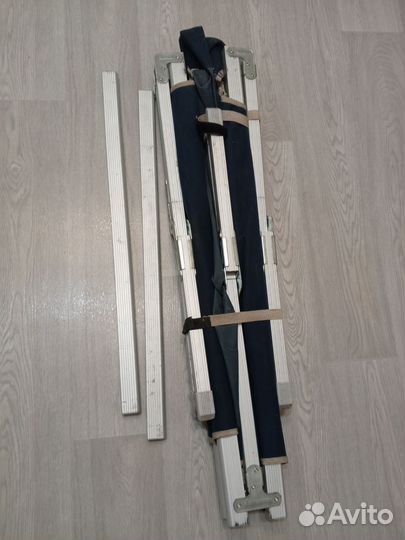 Усиленная кемпинговая раскладушка