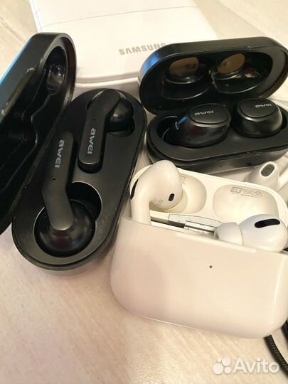 Беспроводные наушники,зарядное устройство samsung