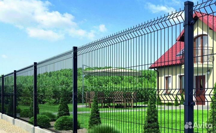 Забор 3Д грандлайн, панель сварная